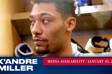 New York Rangers: K'Andre Miller Postgame Media Availability | Jan. 10, 2023