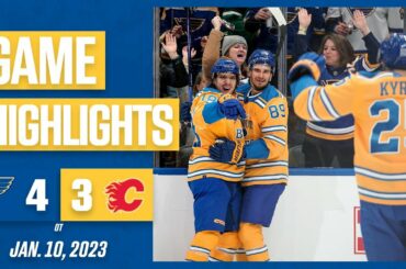 Game Highlights: Blues 4, Flames 3 (OT)