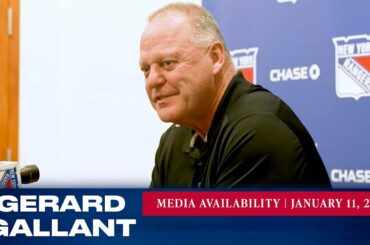 New York Rangers: Gerard Gallant Media Availability | Jan. 11, 2023