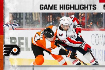 Capitals @ Flyers 1/11 | NHL Highlights 2023