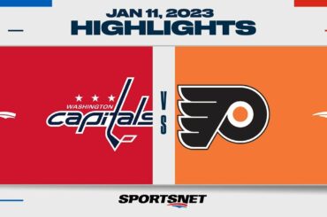 NHL Highlights: Capitals vs. Flyers - January 11, 2023