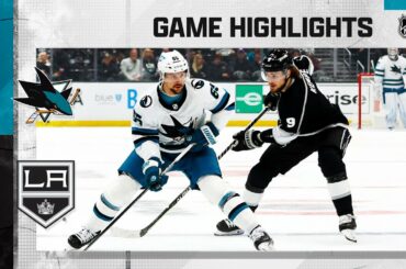 Sharks @ Kings 1/11 | NHL Highlights 2023