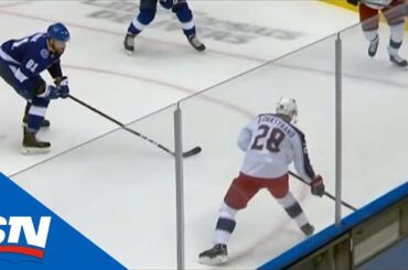 Oliver Bjorkstrand Rips One From A Sharp Angle To Beat Andrei Vasilevsky