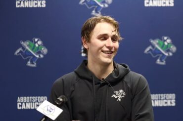 Linus Karlsson Postgame Interview | Jan 7/23