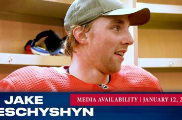 New York Rangers: Jake Leschyshyn Pregame Media Availability | Jan. 12, 2023