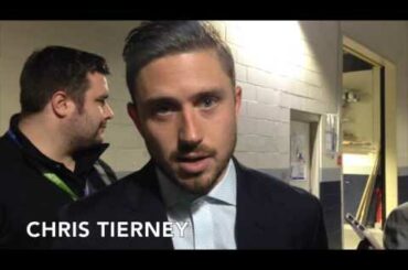Chris Tierney postgame after scoring in Revs 4-0 win over RSL (4/25/2015)