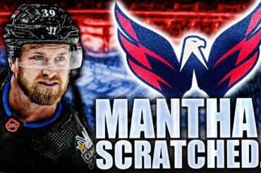 ANTHONY MANTHA ALSO SCRATCHED… FOR 2 STRAIGHT GAMES (Washington Capitals, Detroit Red Wings News)