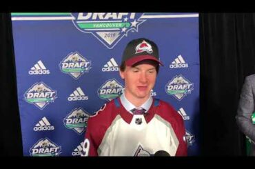 Drew Helleson 2019 NHL draft with Colorado