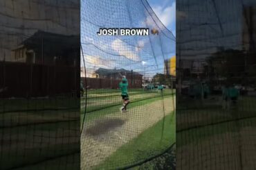 Josh Brown in the Nets #bigbash #cricket #bbl12 #bringtheheat