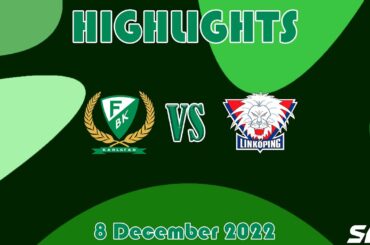 Färjestad-Linköping | 3-0 | Highlights | 8 December 2022 | SHL