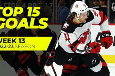 MacKinnon, Marchand, Mercer Battle for #1 | NHL Top Goals from Week 13 | 2022-23 Season