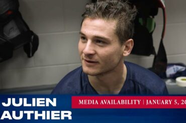 New York Rangers: Julien Gauthier Pregame Media Availability | Jan. 5, 2023