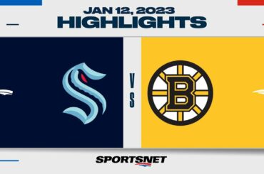 NHL Highlights | Kraken vs. Bruins - January 12, 2023