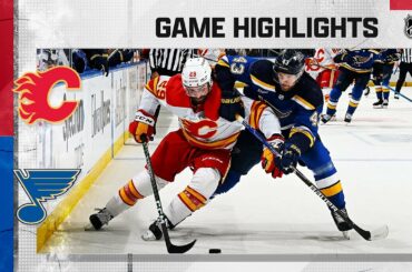 Flames @ Blues 1/12 | NHL Highlights 2022