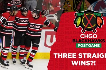 Blackhawks Win Third-Straight Game Without Patrick Kane | CHGO Blackhawks LIVE Postgame