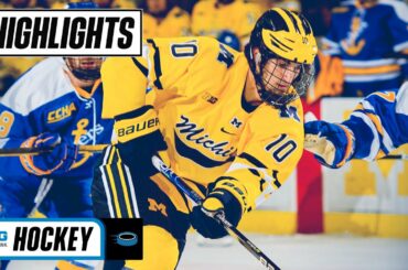 Lake Superior State at Michigan | Big Ten Men's Hockey | Highlights | Oct. 9, 2021