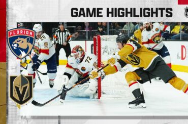 Panthers @ Golden Knights 1/12 | NHL Highlights 2023