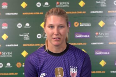 USWNT CASEY MURPHY First start, first shutout and woman of the match