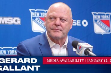 New York Rangers: Gerard Gallant Postgame Media Availability | Jan. 12, 2023