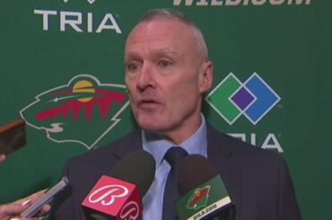 Dean Evason says the Wild challenged themselves to end losing streak