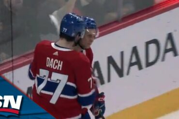Kirby Dach Gives Canadiens Lead With Tap-In Goal Off Sweet Feed From Jesse Ylonen