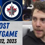 Tyson Jost Postgame Interview vs Winnipeg Jets (1/12/2023)