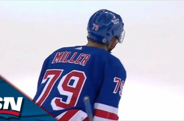 Rangers' K'Andre Miller Snipes Goal In Final Second Of Regulation To Force OT vs. Stars