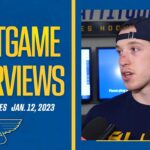 Jan. 12: Postgame Interviews