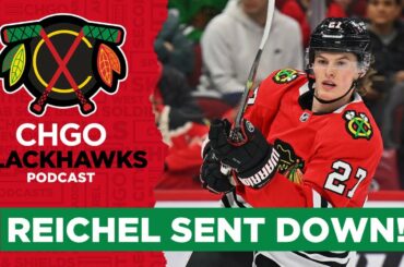 EMERGENCY PODCAST! Chicago Blackhawks send Lukas Reichel back to Rockford! | CHGO Blackhawks LIVE
