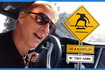 Watch Legend Tony Hawk Yelling "Do A Kickflip!" At Skateboarders From His Car