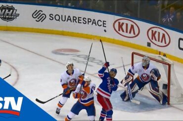 Jesper Fast Follows Puck In Air Then Spins And Fires Past Robin Lehner