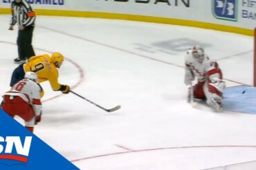 Filip Forsberg Finishes Off Great Pass From Dante Fabbro On Partial Breakaway