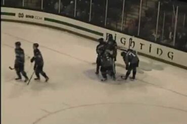 USHL Highlight - Ice Goaltender Jon Gillies Scores Goal