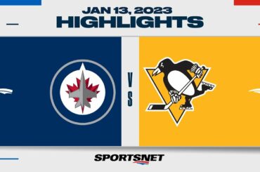NHL Highlights | Jets vs. Penguins - January 13, 2023