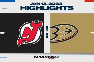 NHL Highlights | Devils vs. Ducks - January 13, 2023