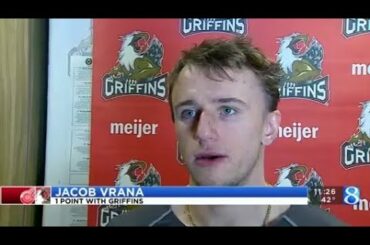 Jakub Vrana trying to find his game