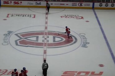 Paul Byron penalty shot vs. Cayden Primeau Montreal Canadiens Red vs. White game 9/15/19