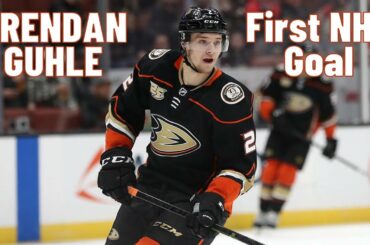 Brendan Guhle #2 (Anaheim Ducks) first NHL goal Nov 27, 2019