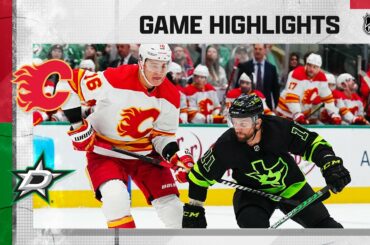 Flames @ Stars 1/14 | NHL Highlights 2023