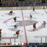 Klim Kostin hits a crossbar and misses some chances to score his first NHL hat-trick (11 jan 2023)