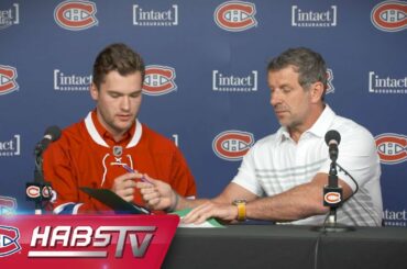 Jonathan Drouin signs his new Canadiens contract