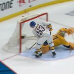Sabres' Jeff Skinner Dekes Juuse Saros On Breakaway After Beautiful Stretch Pass From Tage Thompson