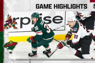 Coyotes @ Wild 1/14 | NHL Highlights 2022
