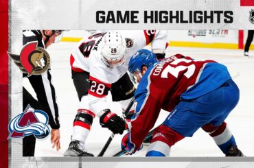 Senators @ Avalanche 1/14 | NHL Highlights 2023