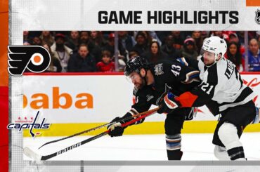 Flyers @ Capitals 1/14 | NHL Highlights 2023