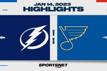 NHL Highlights | Lightning vs. Blues - January 14, 2023