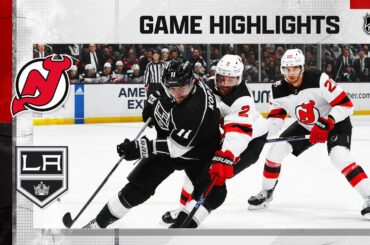 Devils @ Kings 1/14 | NHL Highlights 2023
