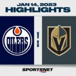 NHL Highlights | Oilers vs. Golden Knights - January 15, 2023