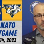 Don Granato Postgame Interview vs Nashville Predators (1/14/2023)