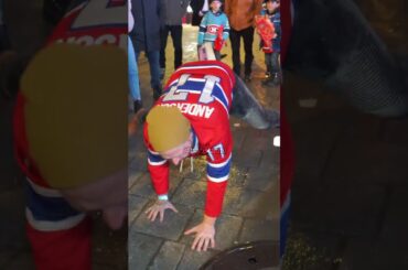 Danick's dance for Jake Evans 🔥😂